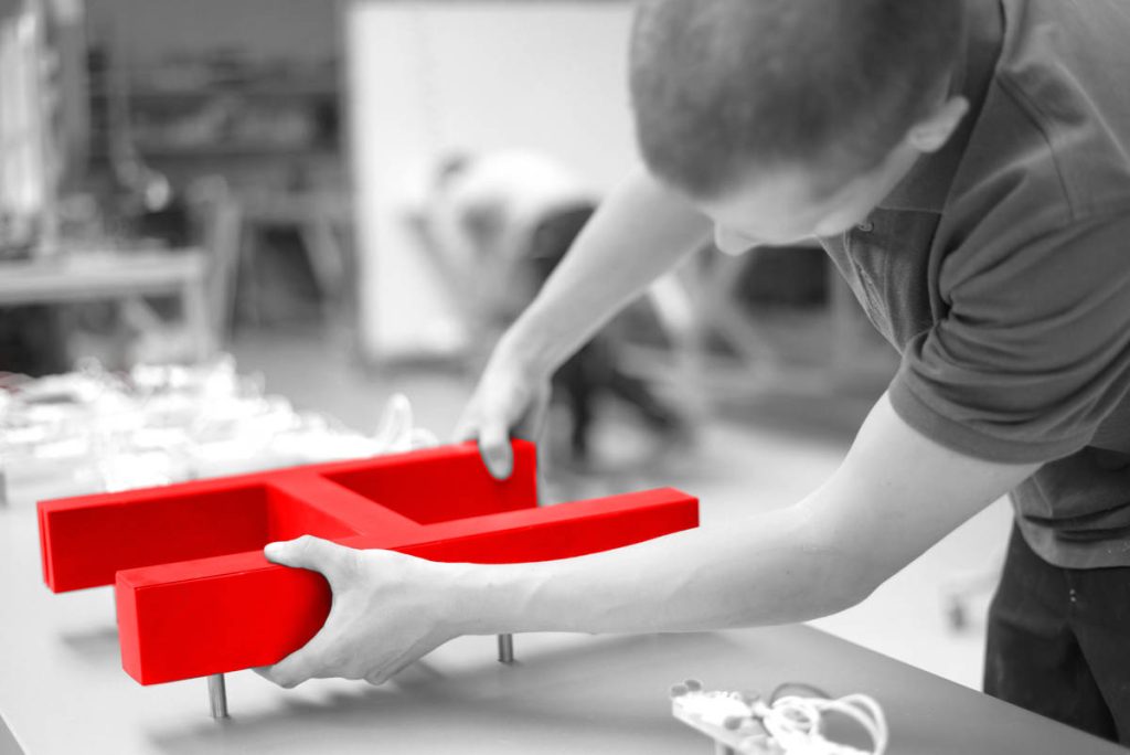 Herstellung Ihrer Werbeanlage