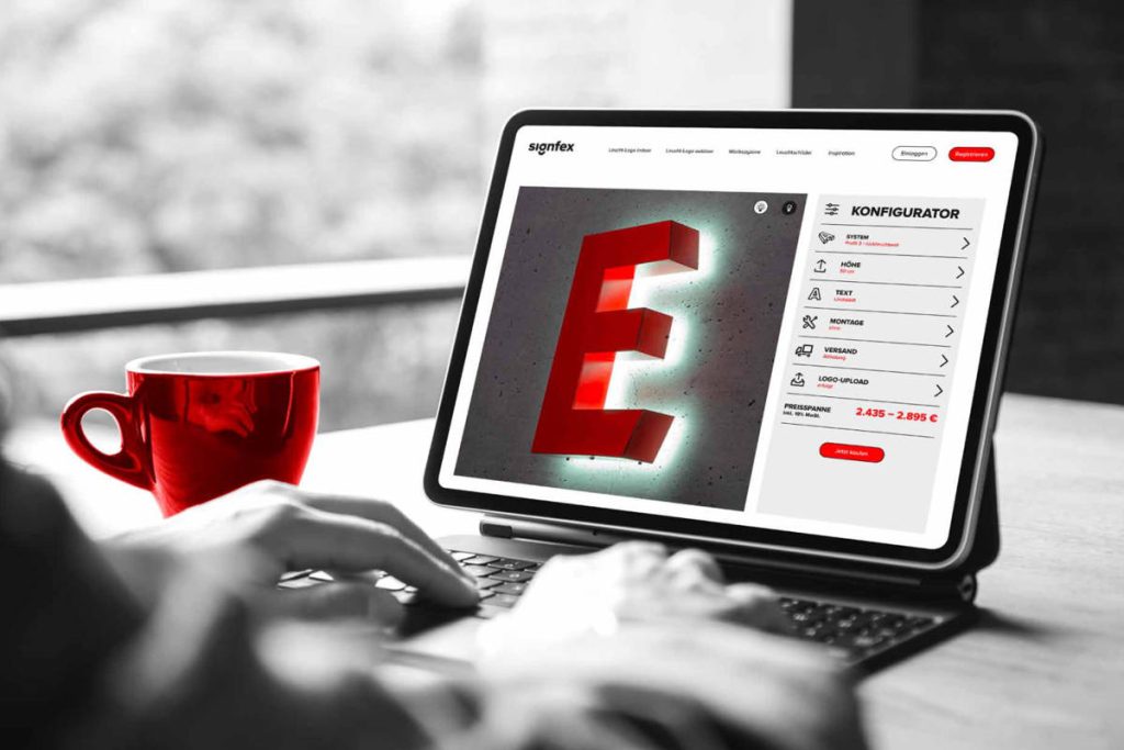 Konfiguration der Werbeanlage